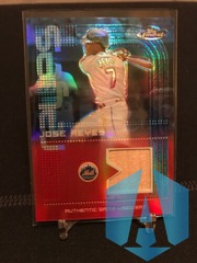 2004 Topps Finest Jose Reyes Game Used Bat FR-JR2 Mets